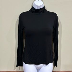 NWT Dynamite Manche Longue Jet Black Lightweight Longsleeve Turtleneck Sz Small